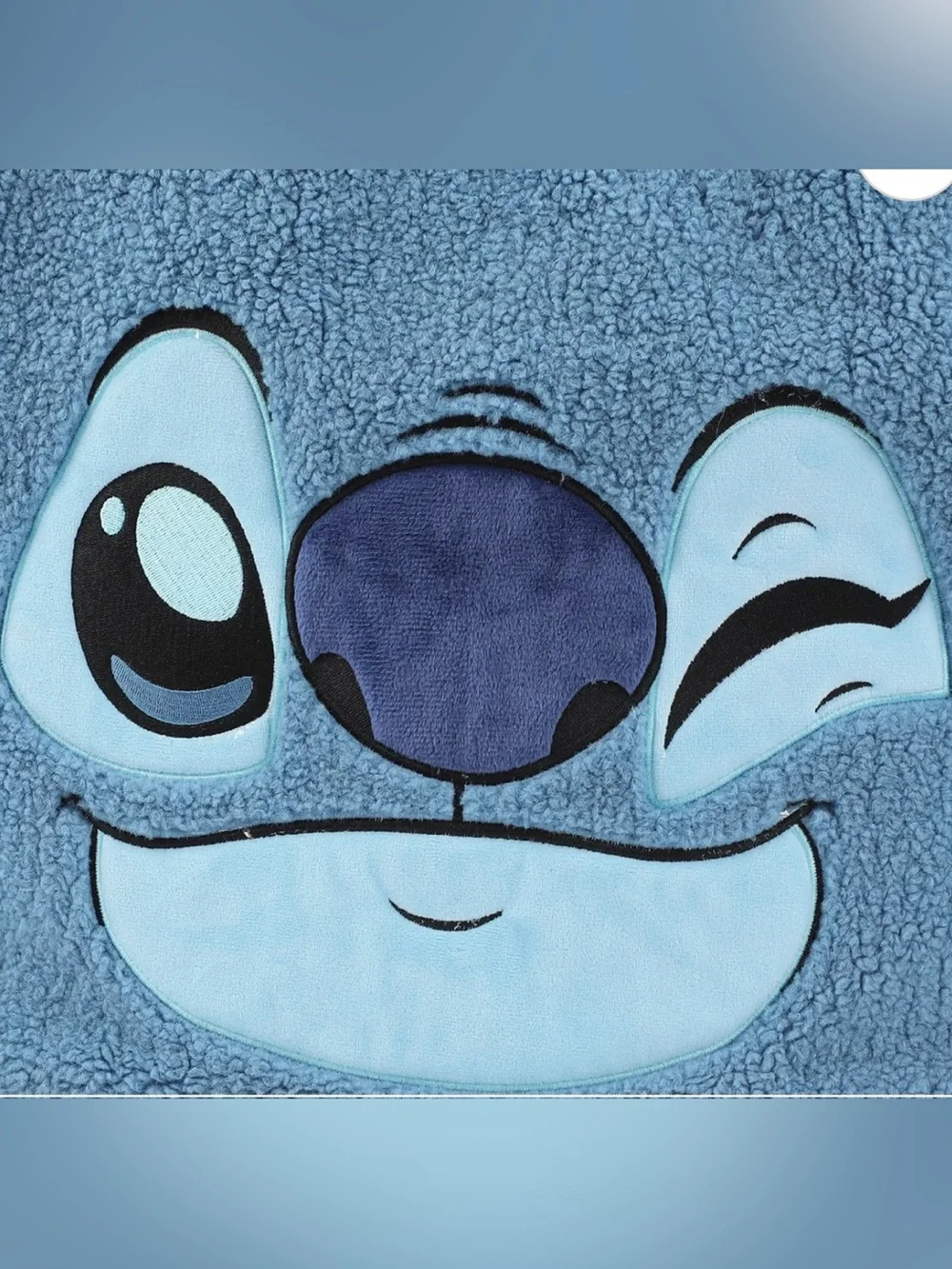 Disney's Lilo & Stitch Face Plush Tote Bag with 3D Ears